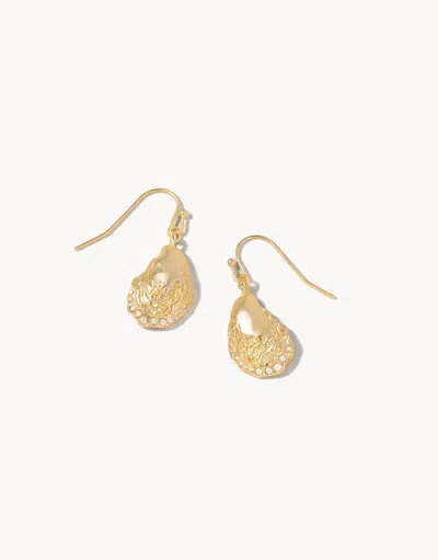 Spartina 449 Oyster Drop Earrings In Gold