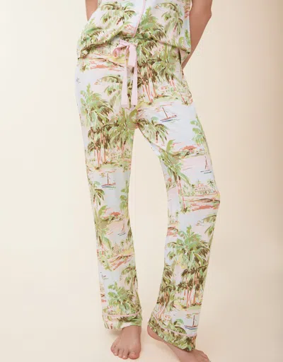 Spartina 449 Straight Leg Pajama Pants In Overboard Coastal Dreams In Multi