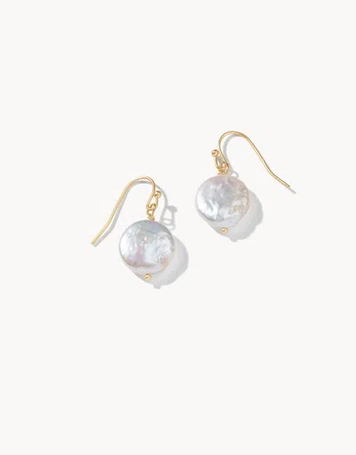 Spartina 449 Pearl Drop Earrings In Gold