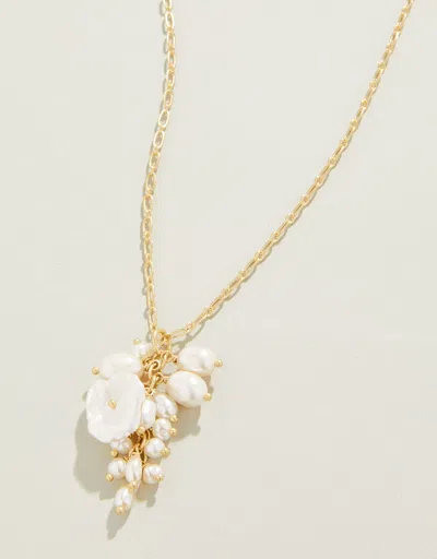 Spartina 449 Pearl Party Necklace 18" In Gold