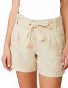 Spartina 449 Perrie Linen Short Flax In Neutral