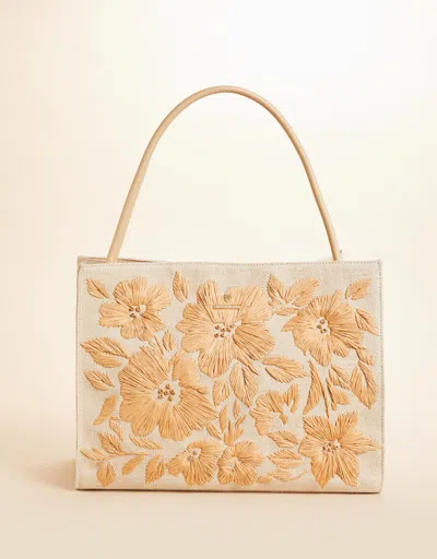 Spartina 449 Piper Straw Tote Calm Waters