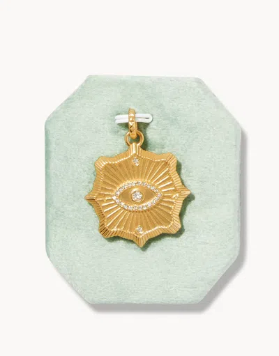 Spartina 449 Positivity Evil Eye Charm In Gold