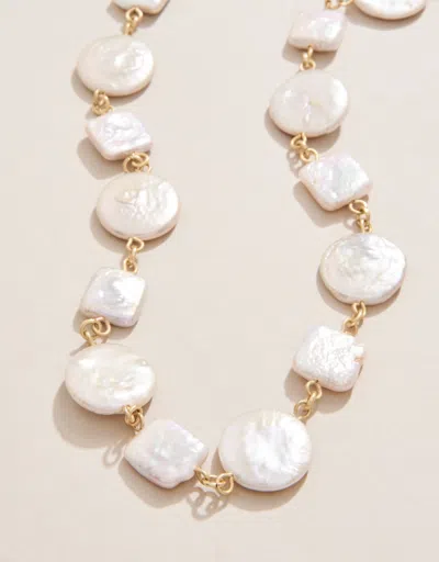 Spartina 449 Pretty Pearl Necklace 17" In White
