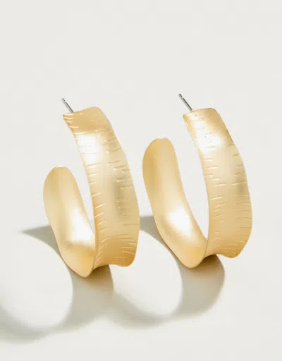 Spartina 449 Queenie Hoop Earrings Gold
