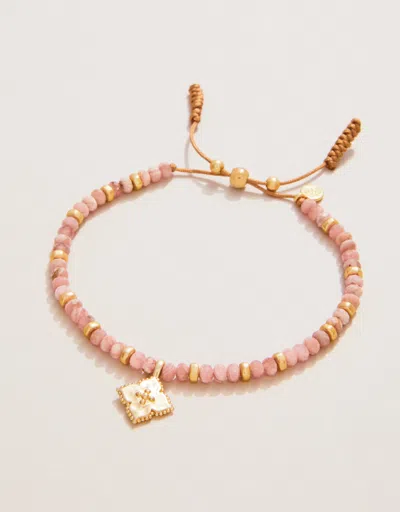 Spartina 449 Richmond Hill Slide Bracelet 4mm Pink In Gray