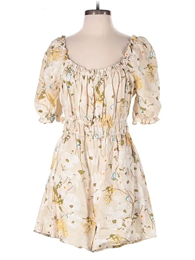 Pre-owned Spartina 449 Romper In Ivory