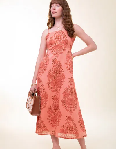 Spartina 449 Rosie Mcallister Boho Midi Dress In Pink