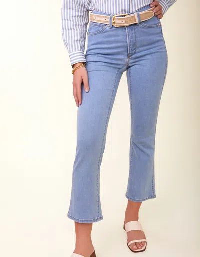 Spartina 449 Rowen Kick Flare Pant Calibougue Wash In Blue