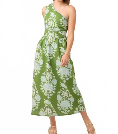 Spartina 449 Sabrina Midi Dress In Summer Boho Green In Multi