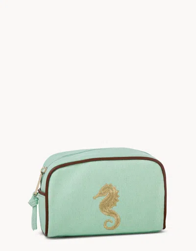 Spartina 449 Sea Foam Travel Pouch Seahorse
