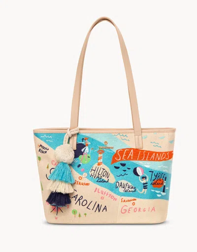Spartina 449 Sea Islands Embroidered Tote