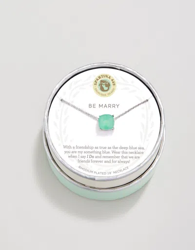 Spartina 449 Sea La Vie Be Marry Necklace In Blue