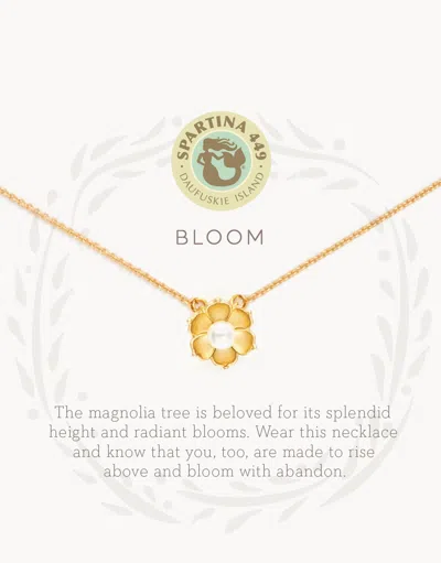 Spartina 449 Sea La Vie Bloom Necklace In Gold