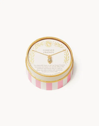 Spartina 449 Sea La Vie Celebrate Necklace Forever Friends In Gold