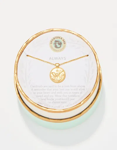 Spartina 449 Sea La Vie Necklace Always/cardinal In Gold