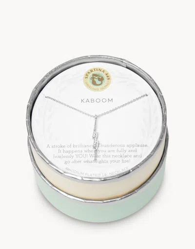 Spartina 449 Sea La Vie Necklace Kaboom/lightning In Silver