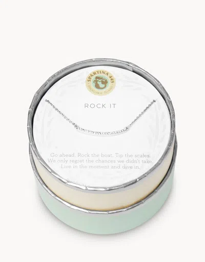 Spartina 449 Sea La Vie Necklace Rock It/arc In Silver