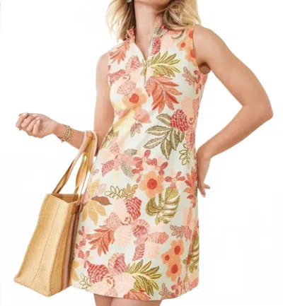 Spartina 449 Serena Half Zip Dress In Seafoam In Multi