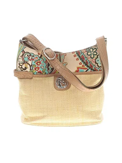 Pre-owned Spartina 449 Shoulder Bag In Yellow