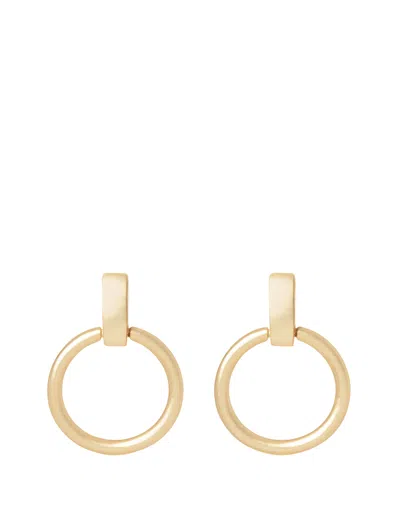 Spartina 449 Simple Ring Earrings In Gold