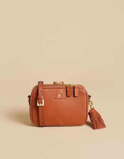 Spartina 449 Siren Harlow Crossbody Saddle Brown