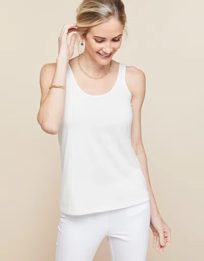 Spartina 449 Skinny Strap Tank Pearl White