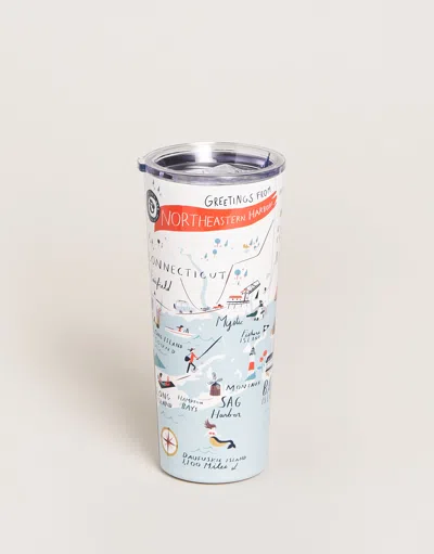 Spartina 449 Stainless Steel Drink Tumbler 22 Oz. Northeastern Harbors In Multi