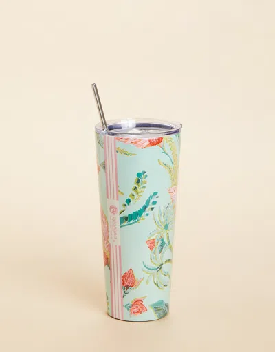 Spartina 449 Stainless Steel Drink Tumbler 30 Oz. Queenie Sea Foam