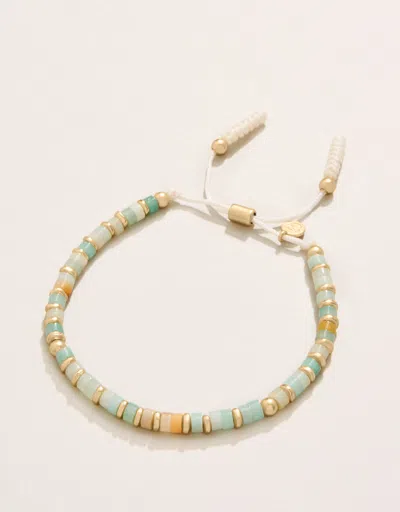 Spartina 449 Stone Slide Bracelet 4mm Frosty Green