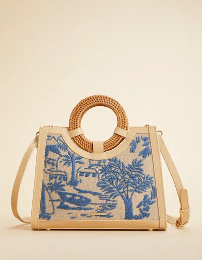 Spartina 449 Straw Sienna Satchel Daise Seascape