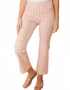 Spartina 449 Sugar Mill Pink Cane Maren Pant In Pink
