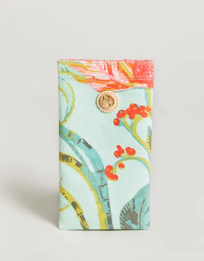 Spartina 449 Sunglass Case Queenie Tropical Floral Sea Foam