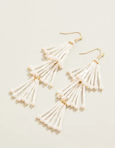 Spartina 449 Take A Spin Earrings White