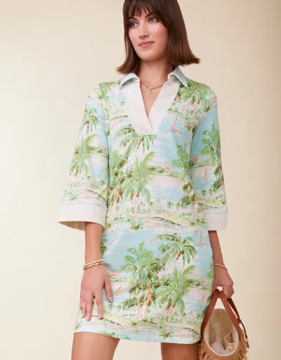Spartina 449 Taylor Jersey Dress Overboard Coastal Dreams In Multi