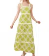 Spartina 449 Tilley Maxi Dress In Enclave Ric Rac - Plaid In Green