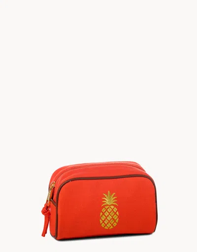 Spartina 449 Travel Pouch Pineapple/orange