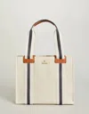 SPARTINA 449 WOMEN'S CHARLIE TOTE BAG IN OATMEAL SPARTINA