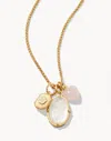 SPARTINA 449 WOMEN'S FORGET ME NOT CHARM NECKLACE IN GOLD