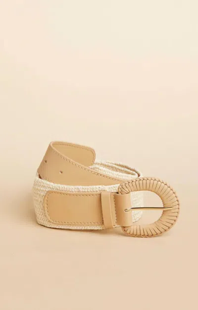 Spartina 449 Women's Lillian Belt In Pale Sand In Multi
