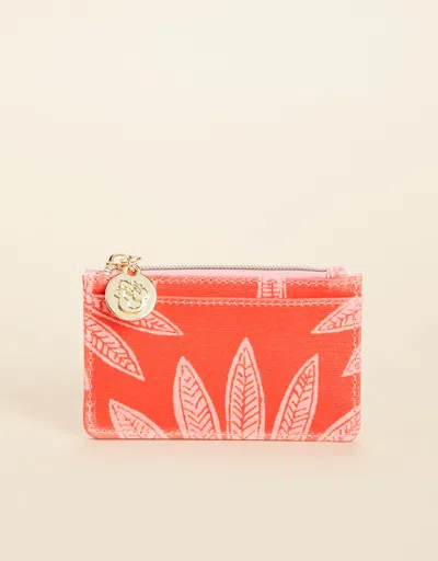 Spartina 449 Zip Card Holder Palmetto Frond