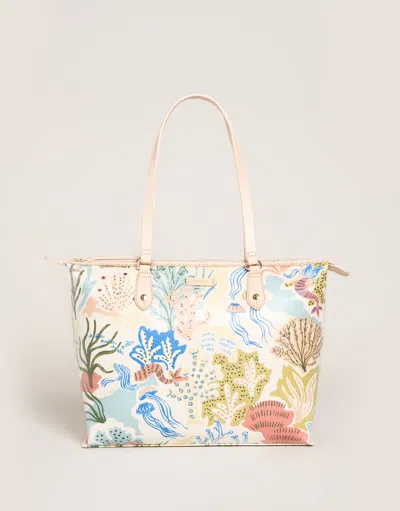 Spartina 449 Zip Travel Tote Mermaid Sea