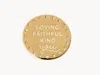 Spartina Locket Note Gem Loving Faithful Kind In Gold