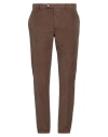 Sparvieri Man Pants Brown Size 38 Cotton, Elastane In Brown
