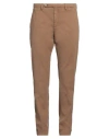 Sparvieri Man Pants Camel Size 38 Cotton, Elastane In Beige