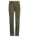 Sparvieri Man Pants Military Green Size 42 Cotton, Elastane