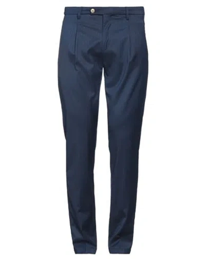 Sparvieri Man Pants Navy Blue Size 36 Polyester, Viscose, Elastane