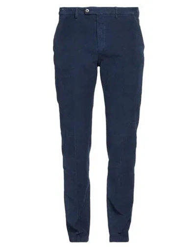 Sparvieri Man Pants Navy Size 38 Cotton, Elastane In Navy