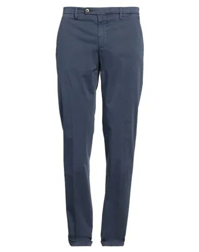 Sparvieri Man Pants Navy Size 40 Cotton, Elastane