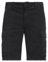 Sparvieri Man Shorts & Bermuda Shorts Black Size 32 Cotton, Elastane
